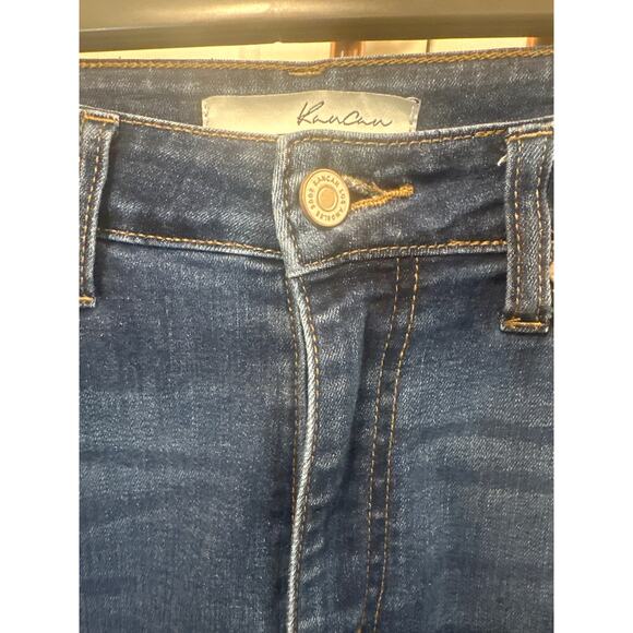 Kancan Mid rise skinny jean size 9 28 ankle dark wash casual - Picture 3 of 7
